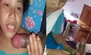 Fsiblog XXX Desi village married maid blowjob sex with young house owner