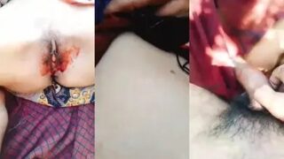 Indian BF Videos Village Hot Virgin Girl First Time fucking with lover before Marriage