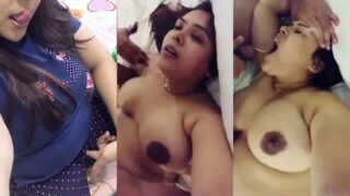 Free Indian desi porn mms horny big boobs bangla Aunty fucking with stepson in hotel