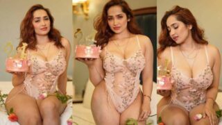 Famous Fitness Model Aditi Mistry Boob & Ass show Latest Live HD Onlyfans Video